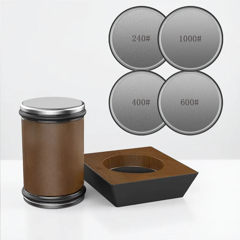 Knife Sharpener Set with Rolling Diamond Sharpener for Kitchen and Hunting
