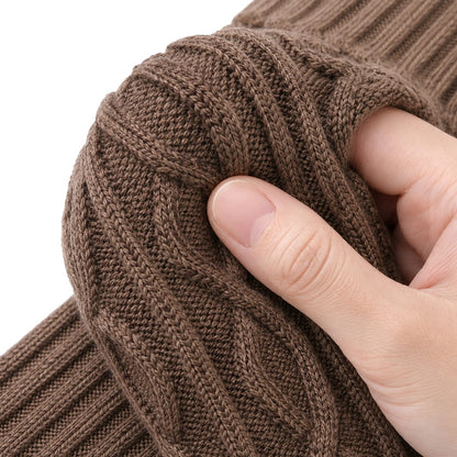 Knitted Leg Warmers | Acrylic Stretch Fit Approx. 40 cm Indoor Leg Warmers for Autumn & Winter