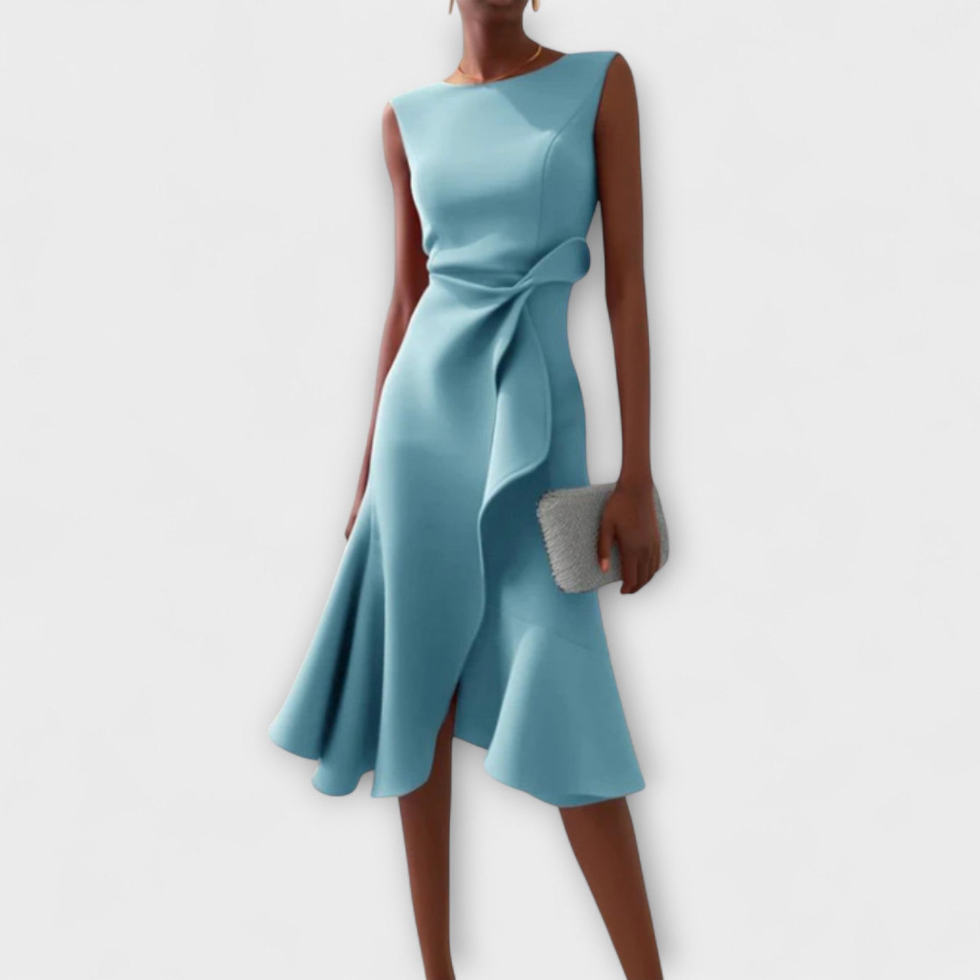 Image of Leanne | Women's Sleeveless A-Line Midi Dress