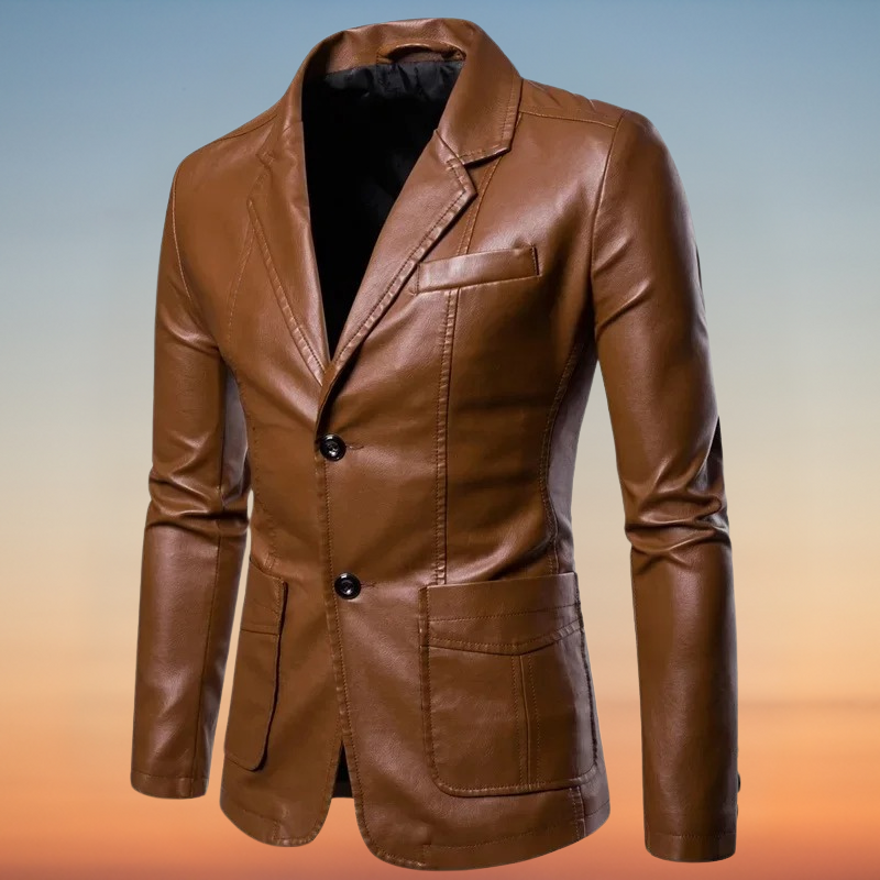 Leather Blazer