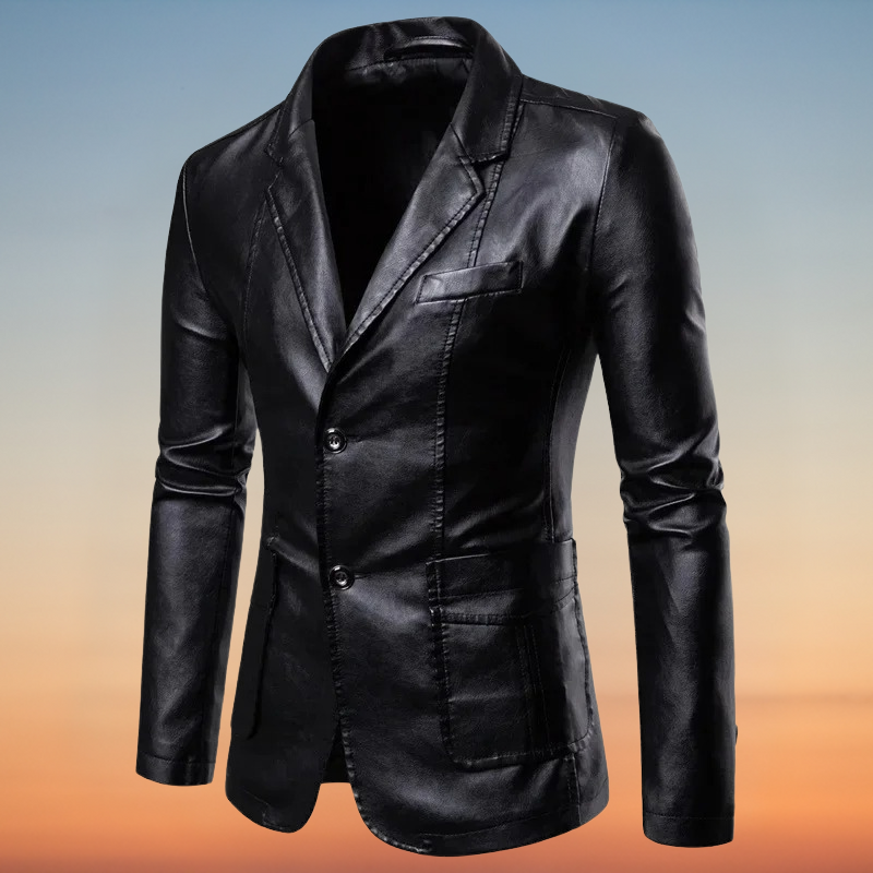 Leather Blazer