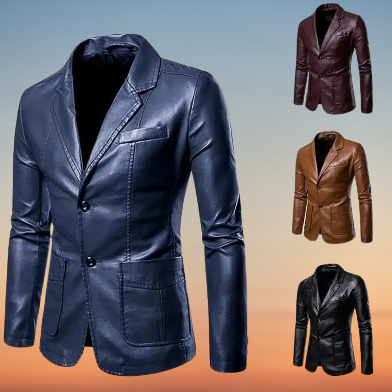 Leather Blazer