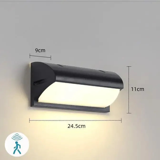 LED Outdoor Wall Light with Motion Sensor