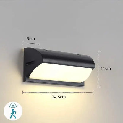 LED Outdoor Wall Light with Motion Sensor