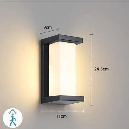 LED Outdoor Wall Light with Motion Sensor