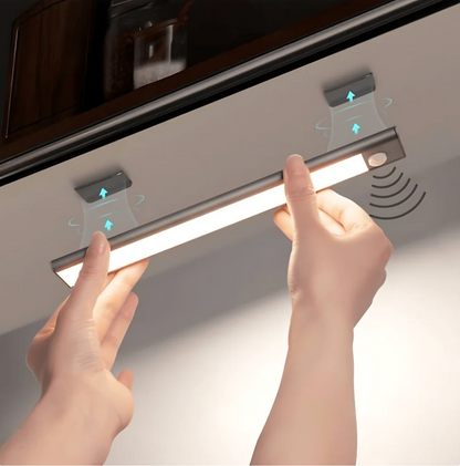 LED Under-Cabinet Light with Motion Sensor – Drill-Free Magnetic