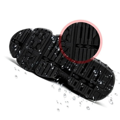 Lightweight Breathable Mesh Slip-Resistant Steel Toe Athletic Sneakers
