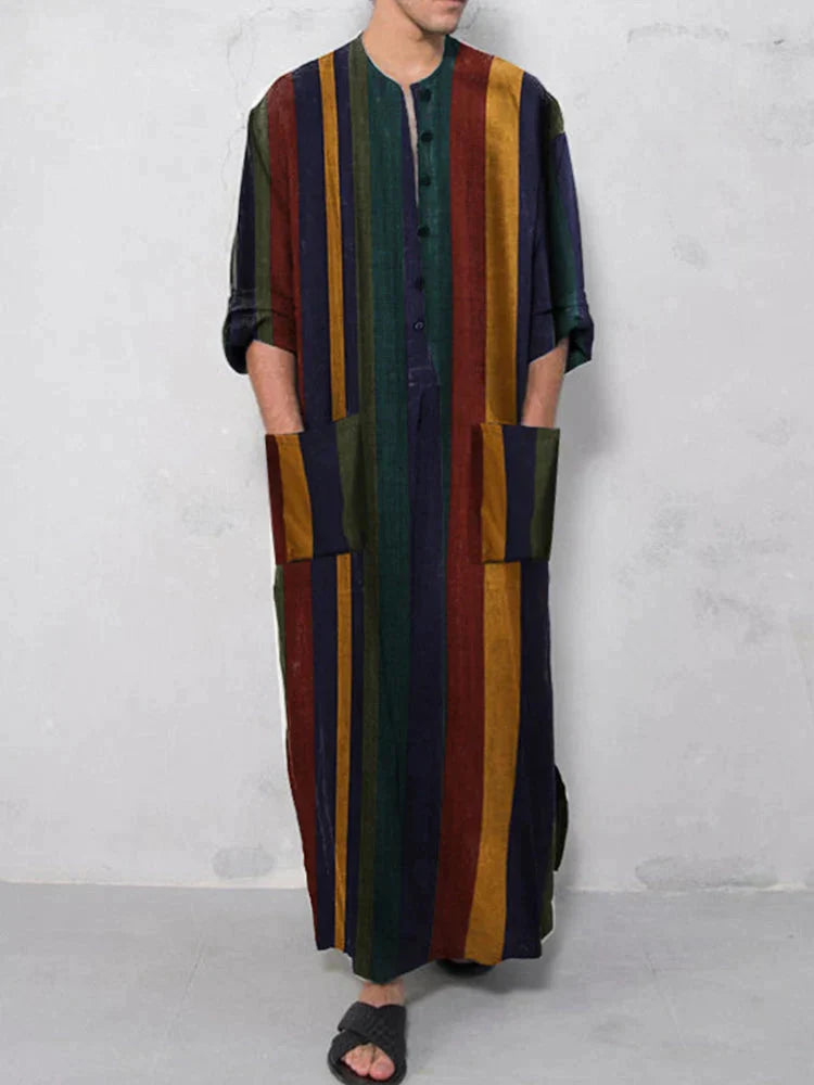 Long-Sleeve Kaftan Robe