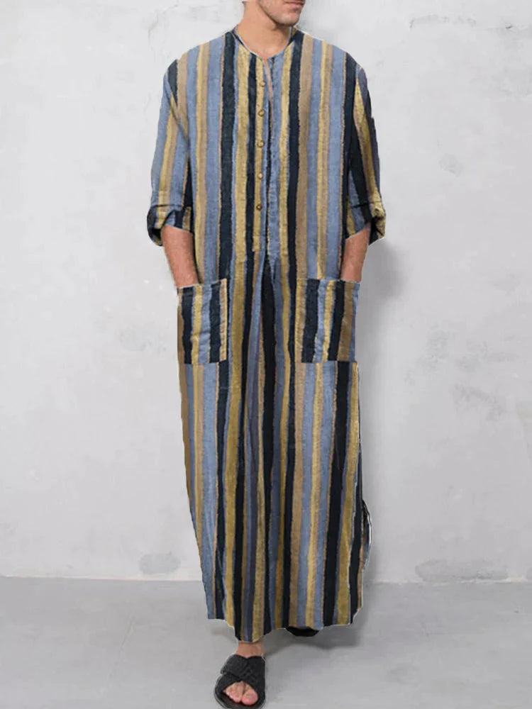 Long-Sleeve Kaftan Robe