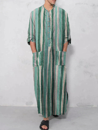 Long-Sleeve Kaftan Robe
