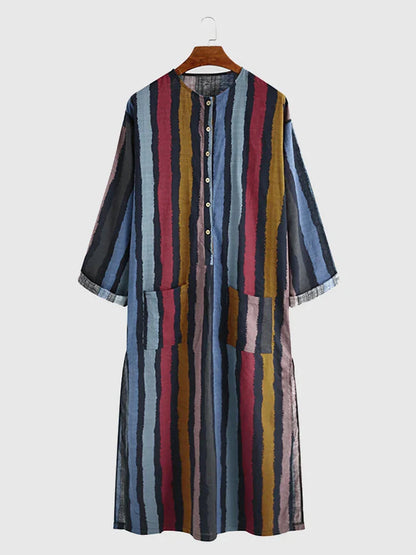 Long-Sleeve Kaftan Robe