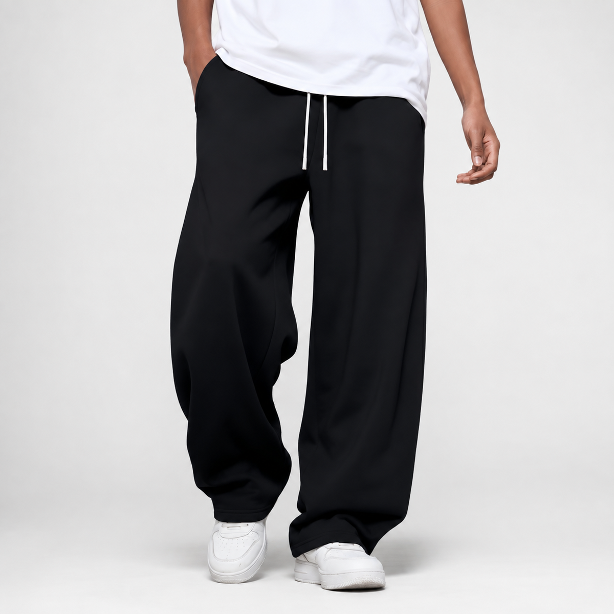 Loose-Fitting Long Sweatpants