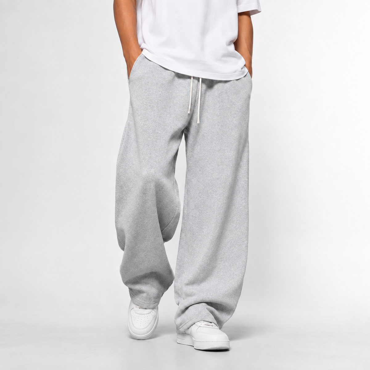 Loose-Fitting Long Sweatpants