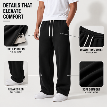 Loose-Fitting Long Sweatpants
