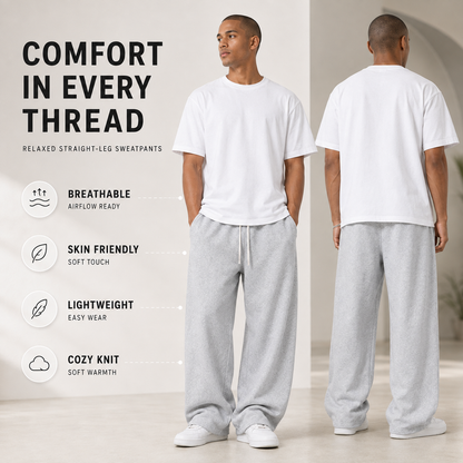 Loose-Fitting Long Sweatpants