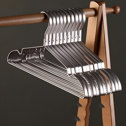 Luxury Non-Slip Aluminium Hangers – Wardrobe Organisation & Style
