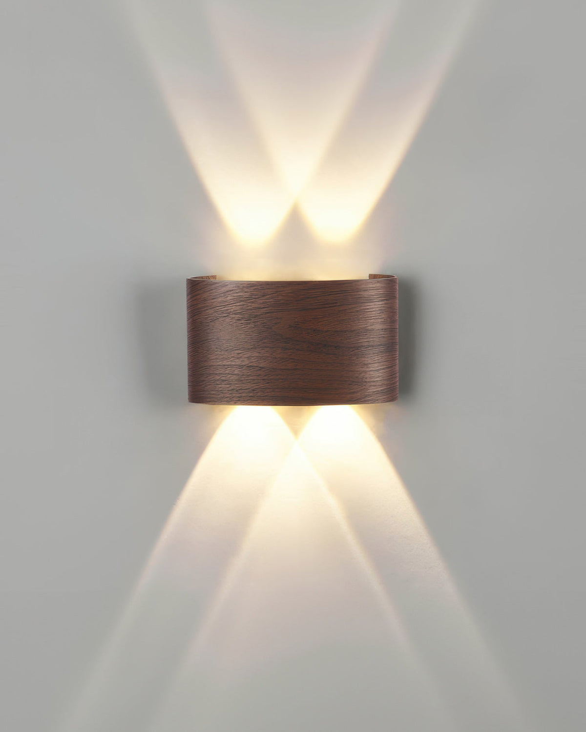 Luxury Wood Grain Wall Lamp for Timeless Ambiance