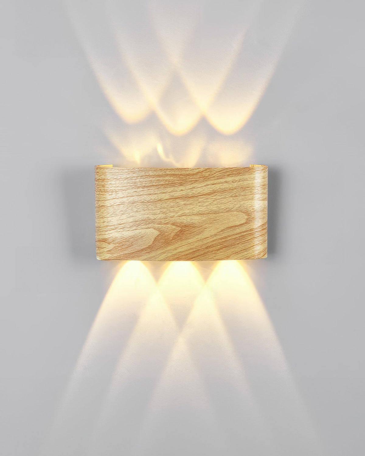 Luxury Wood Grain Wall Lamp for Timeless Ambiance
