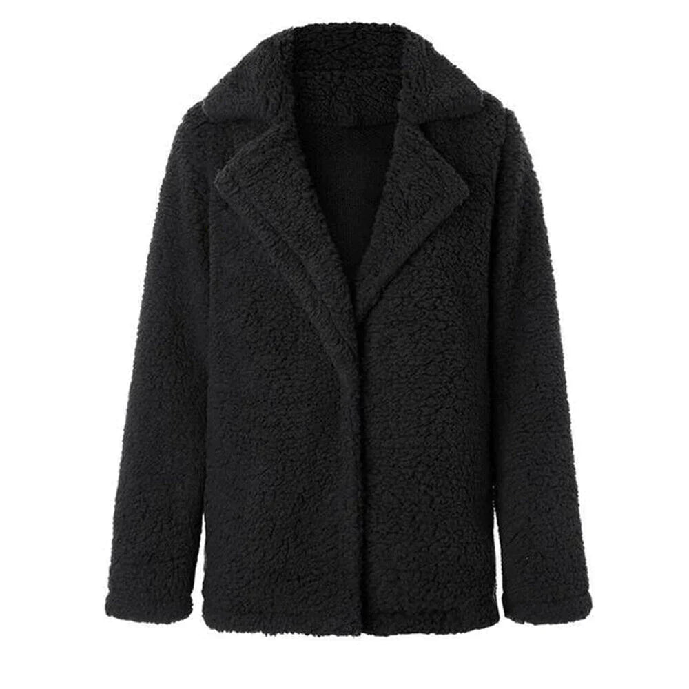 Rose | Women's Loose Fit Teddy Jacket - Image 1