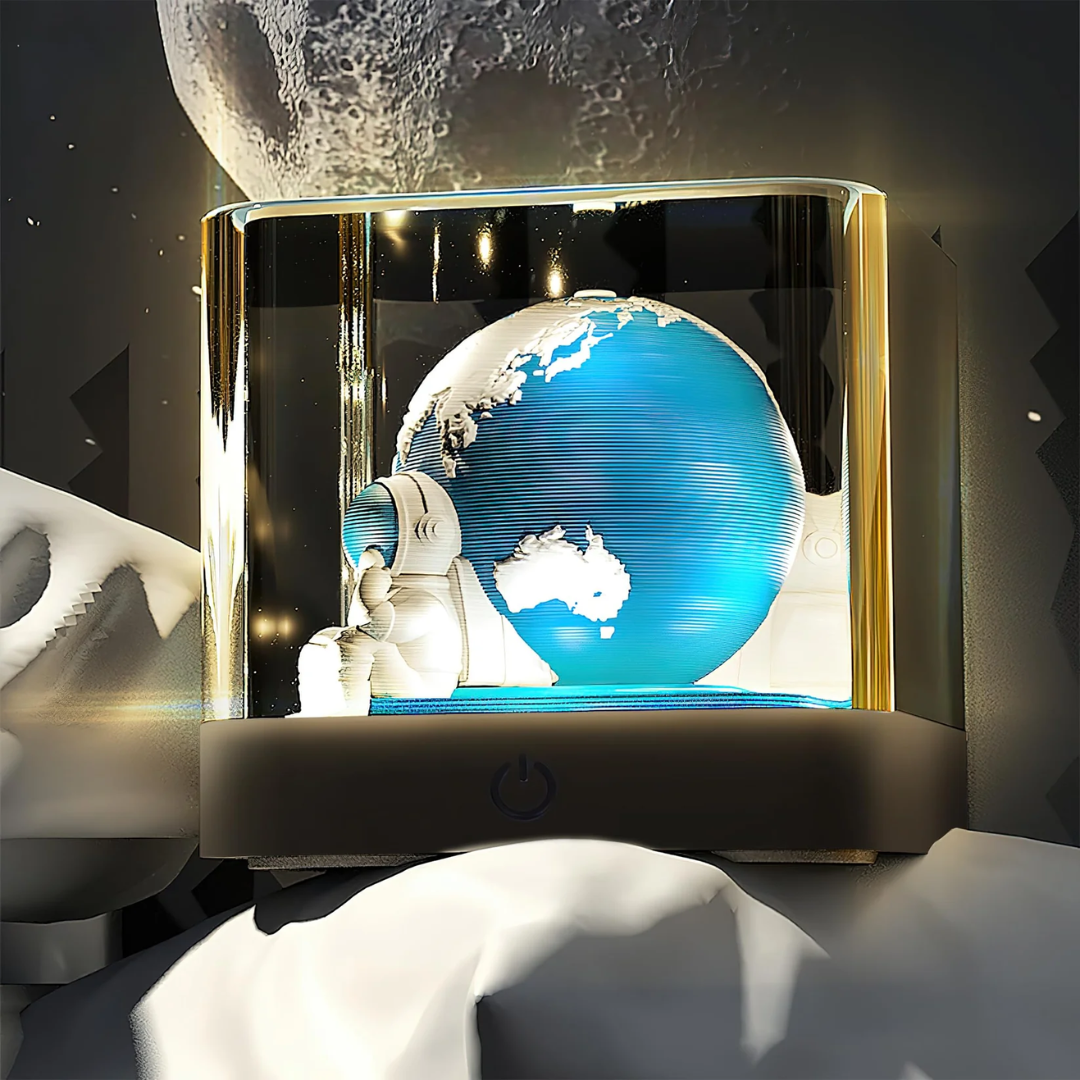 Magic Calendar 2026 – Blue Earth with Lights