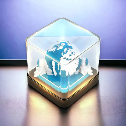 Magic Calendar 2026 – Blue Earth with Lights