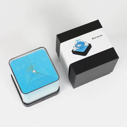 Magic Calendar 2026 – Blue Earth with Lights