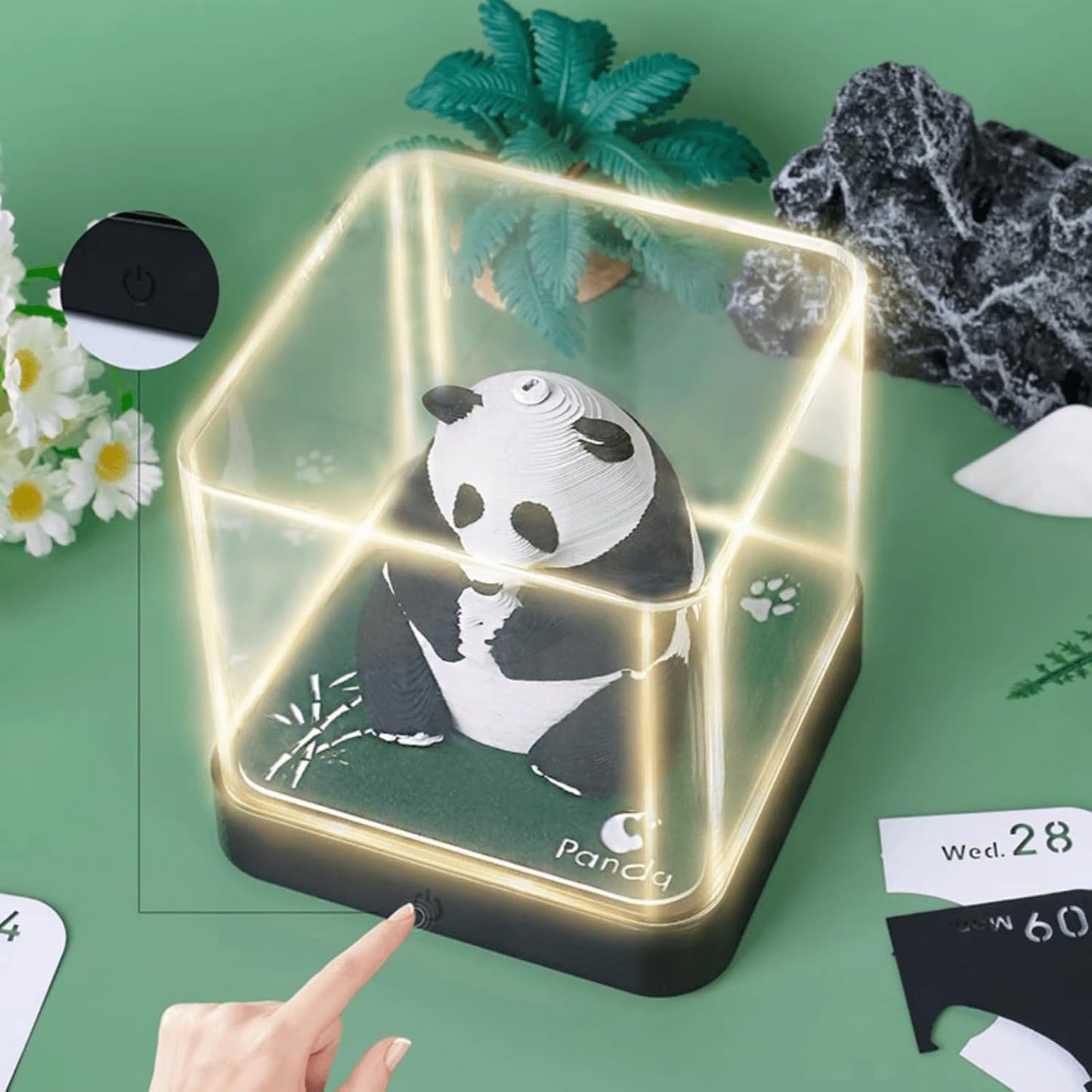 Magic Calendar 2026 – Panda with LED Lighting