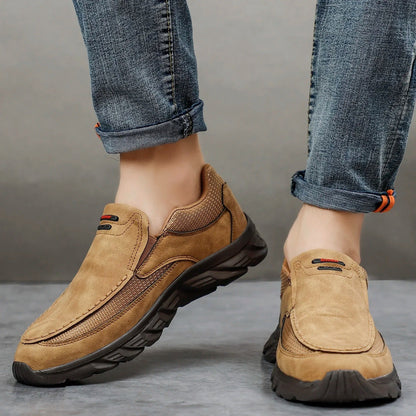 Sebastian | Men's Casual Leather Sneakers with Comfort - Image 6