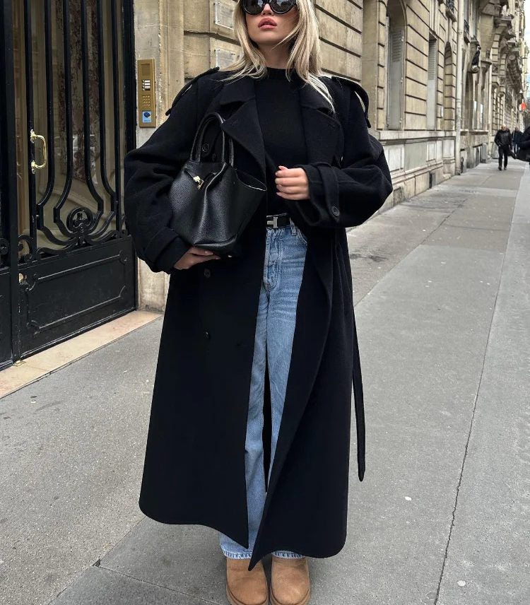 Cheri | Women's Double-Breasted Trench Coat - Image 6