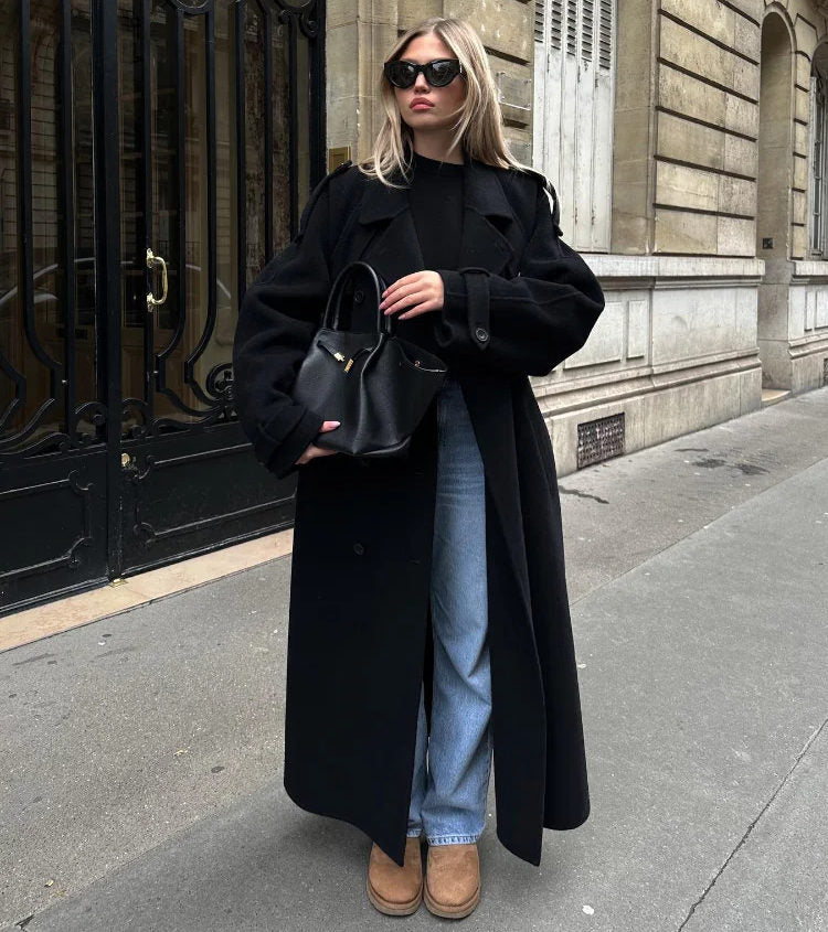 Cheri | Women's Double-Breasted Trench Coat - Image 1