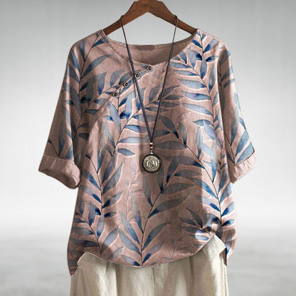 Image of Mariah | Women's Floral Button-Up Blouse