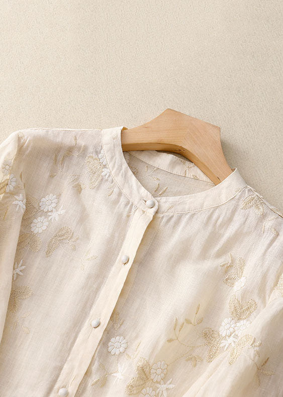 Image of Maureen | Women's Button-Down Floral Blouse