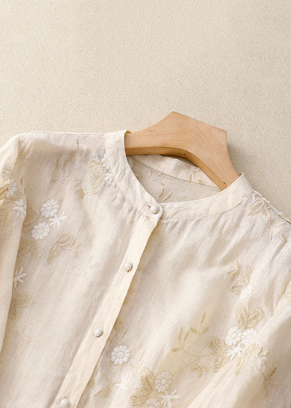 Image of Maureen | Women's Button-Down Floral Blouse
