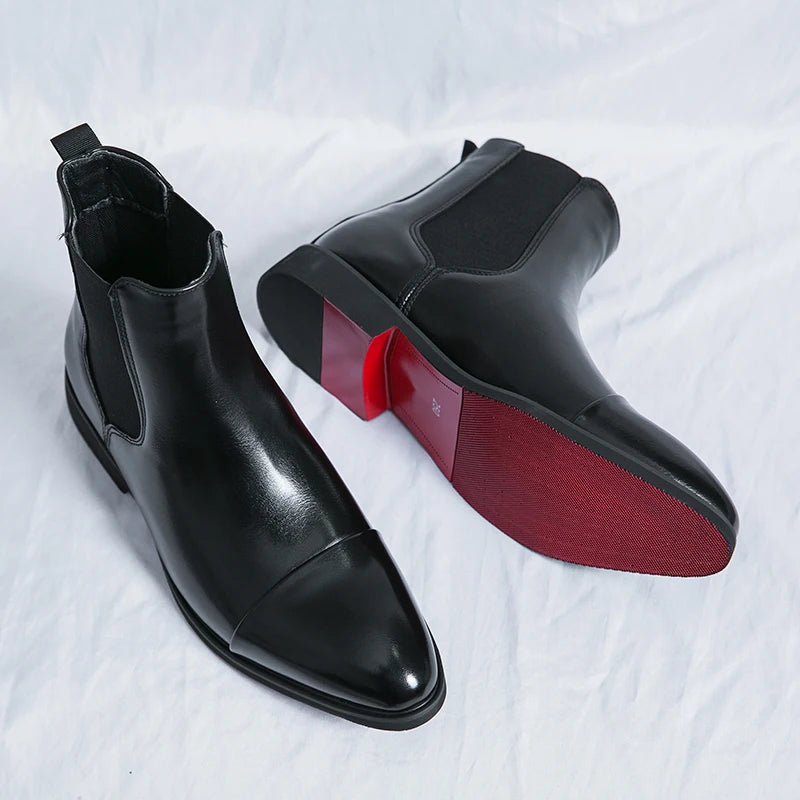 Men's Cap-Toe Chelsea Boots - Slim Fit