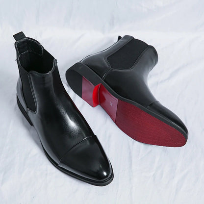 Men's Cap-Toe Chelsea Boots - Slim Fit