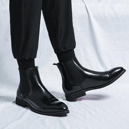 Men's Cap-Toe Chelsea Boots - Slim Fit