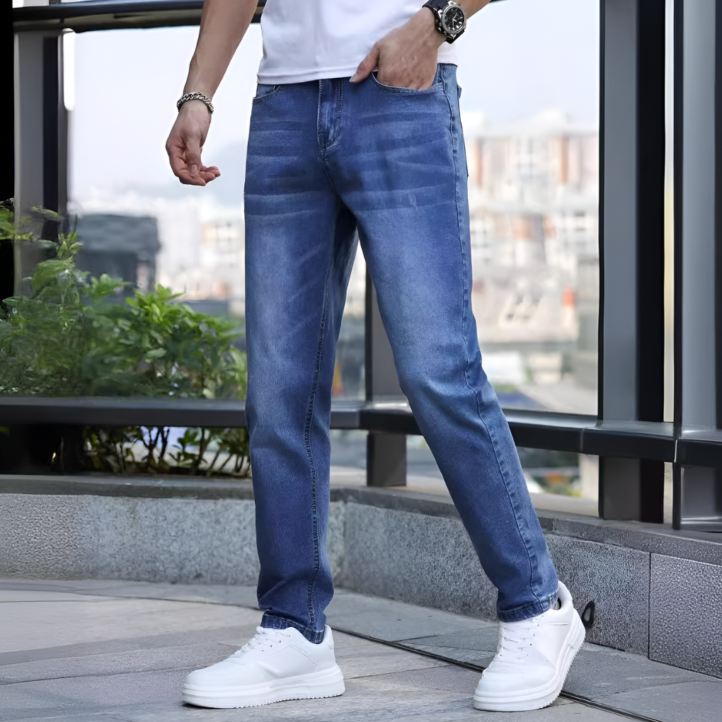 Men's Casual Solid Color Jeans