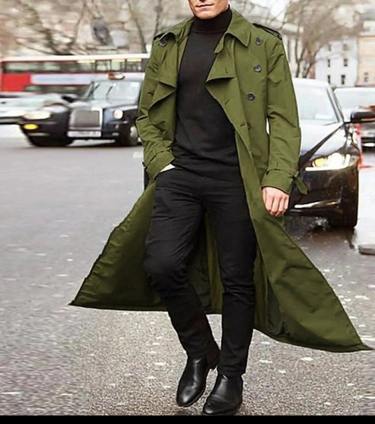 Men's Casual Trendy Trench Coat