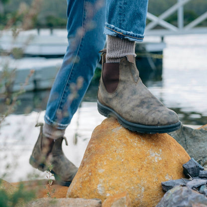 Men's Chelsea Boots with Pull Tabs