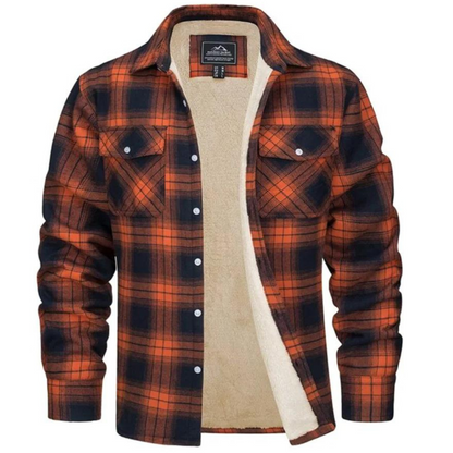 Men's Fleece-Lined Shirt - Autumn Edition