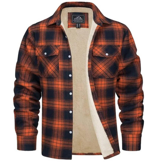 Men's Fleece-Lined Shirt - Autumn Edition