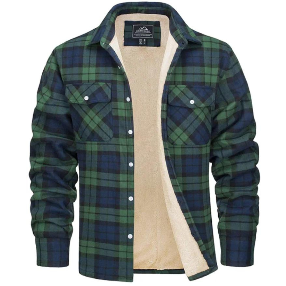 Men's Fleece-Lined Shirt - Autumn Edition