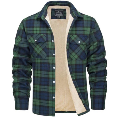 Men's Fleece-Lined Shirt - Autumn Edition