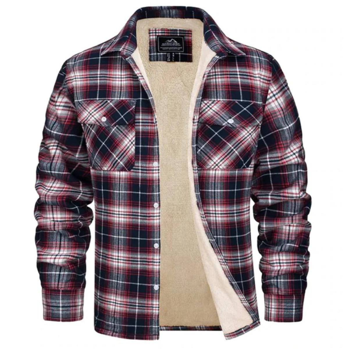 Men's Fleece-Lined Shirt - Autumn Edition
