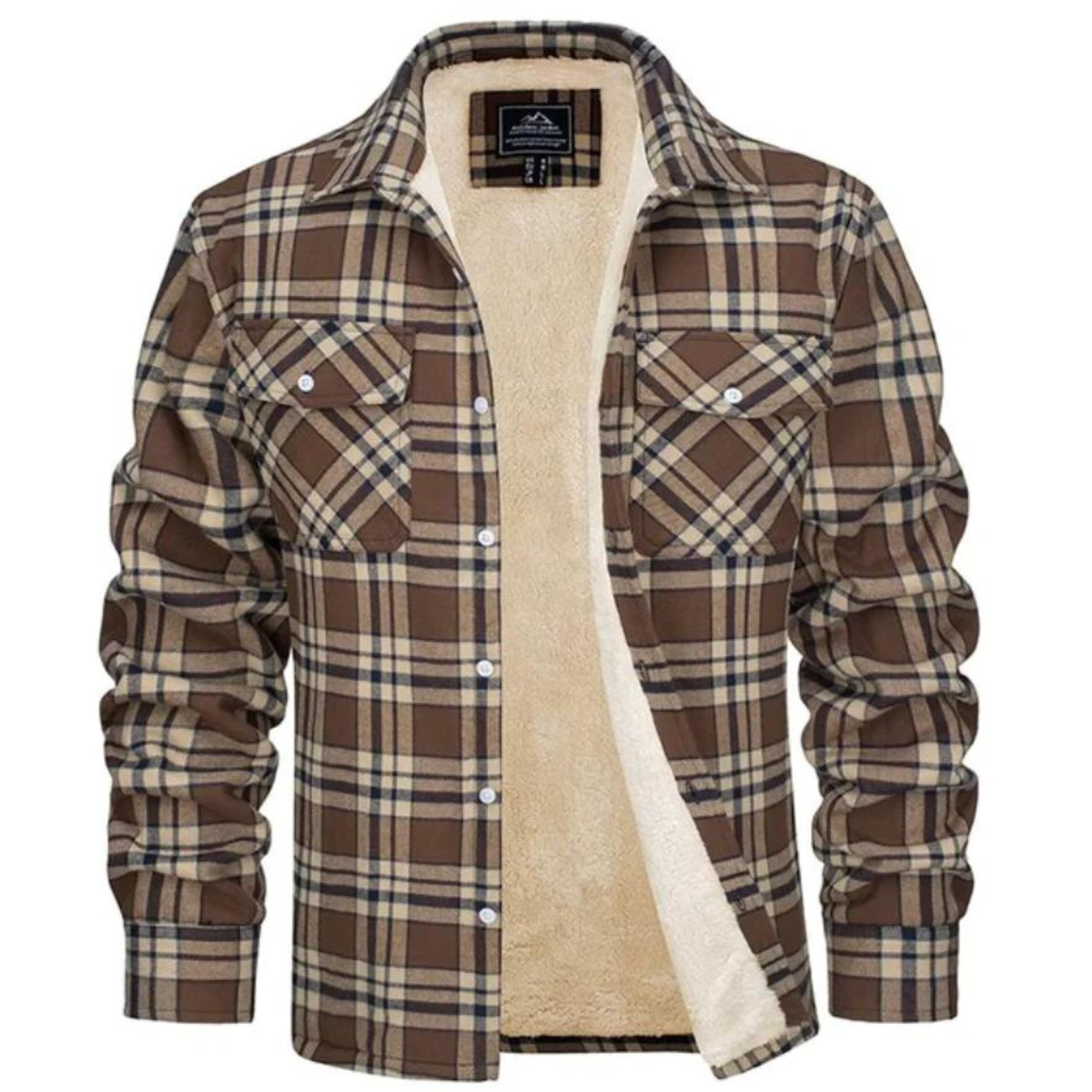 Men's Fleece-Lined Shirt - Autumn Edition