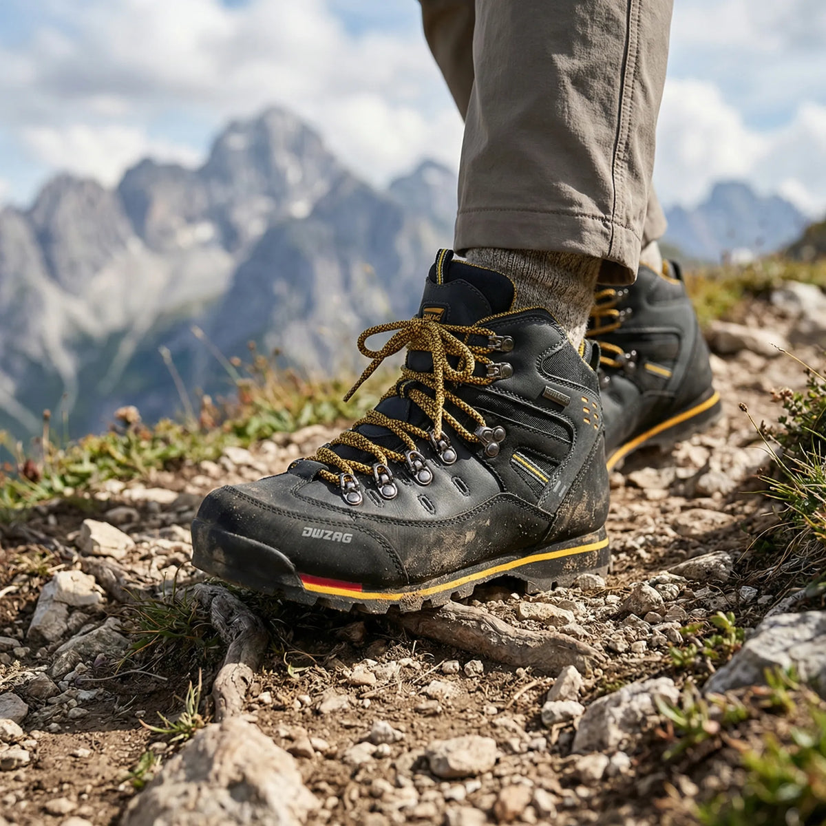 Men's High-Top Waterproof Hiking Boots