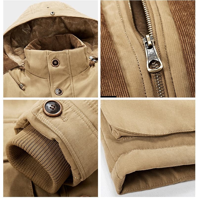 Men's Hooded Parka Jacket