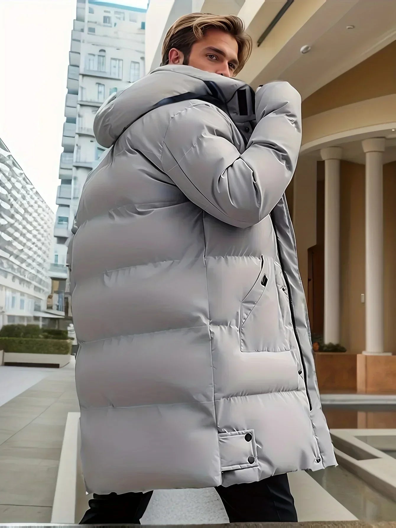 Men's Hooded Puffer Coat