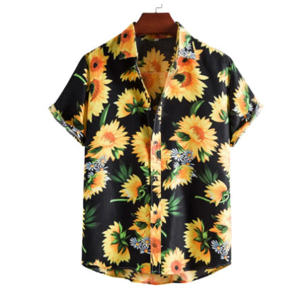 Men's Lightweight Tropical Floral Shirt