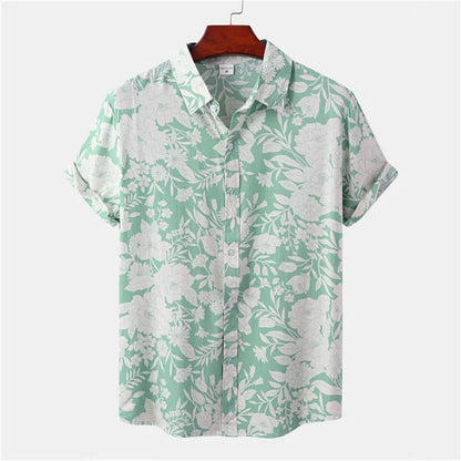 Men's Lightweight Tropical Floral Shirt
